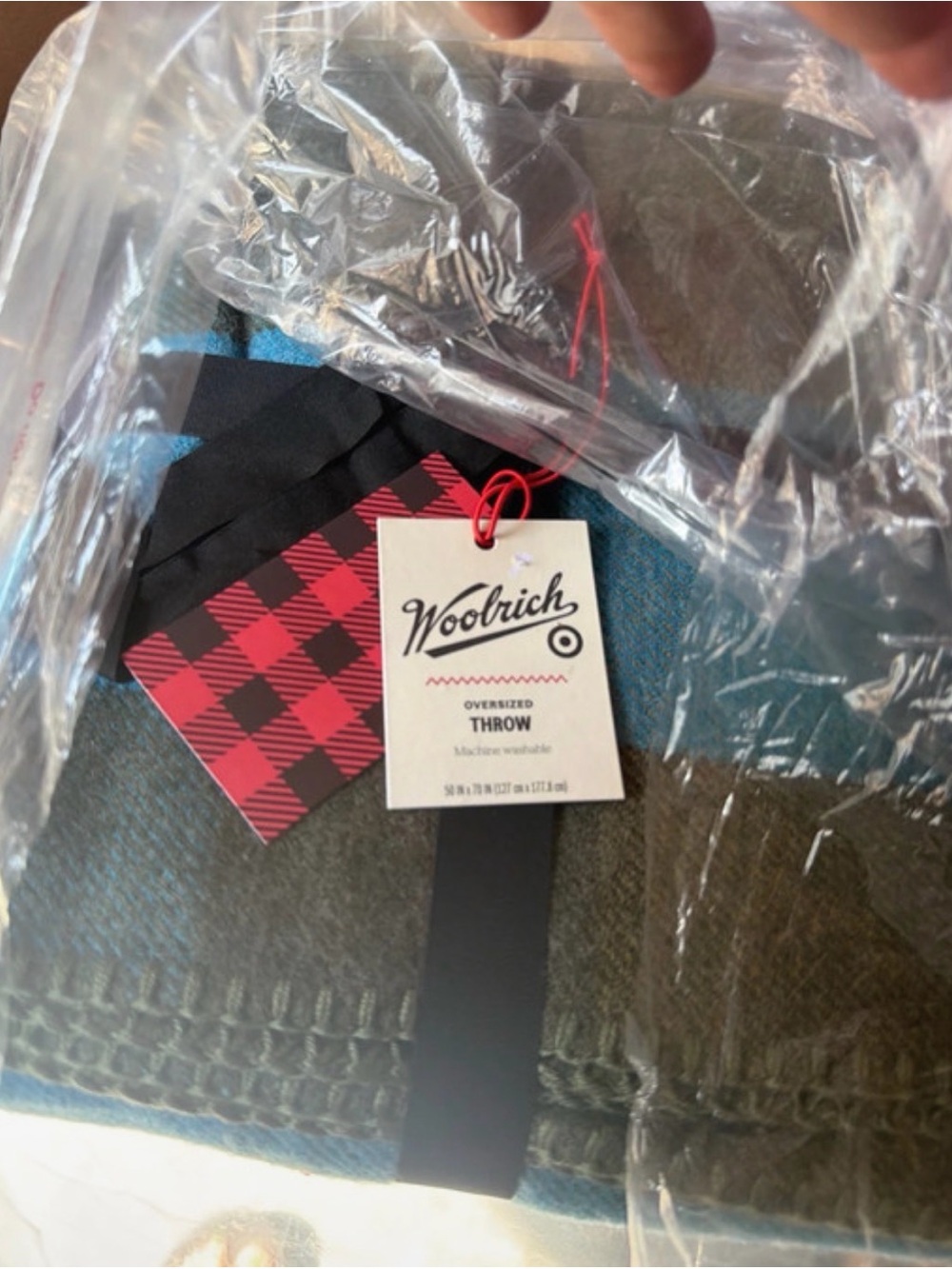Woolrich Oversized  Throw Blanket - Green